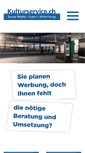 Mobile Screenshot of kulturservice.ch